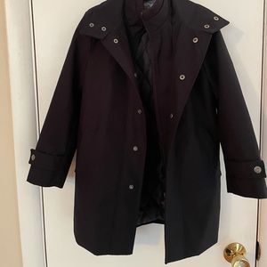 Appaman boys 7 NWT Navy coat classic structured quilted lining, water resistant.